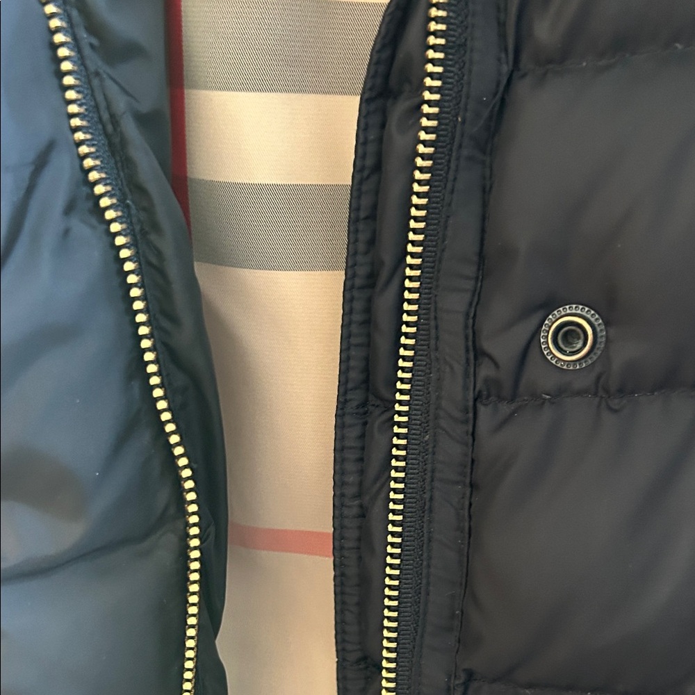 Burberry Black Quilted Puffer Coat with Belt - Picture 7 of 7